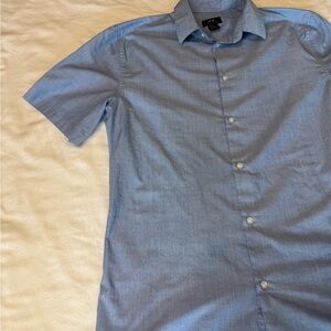 H&M Blue Casual Button Down Shirt